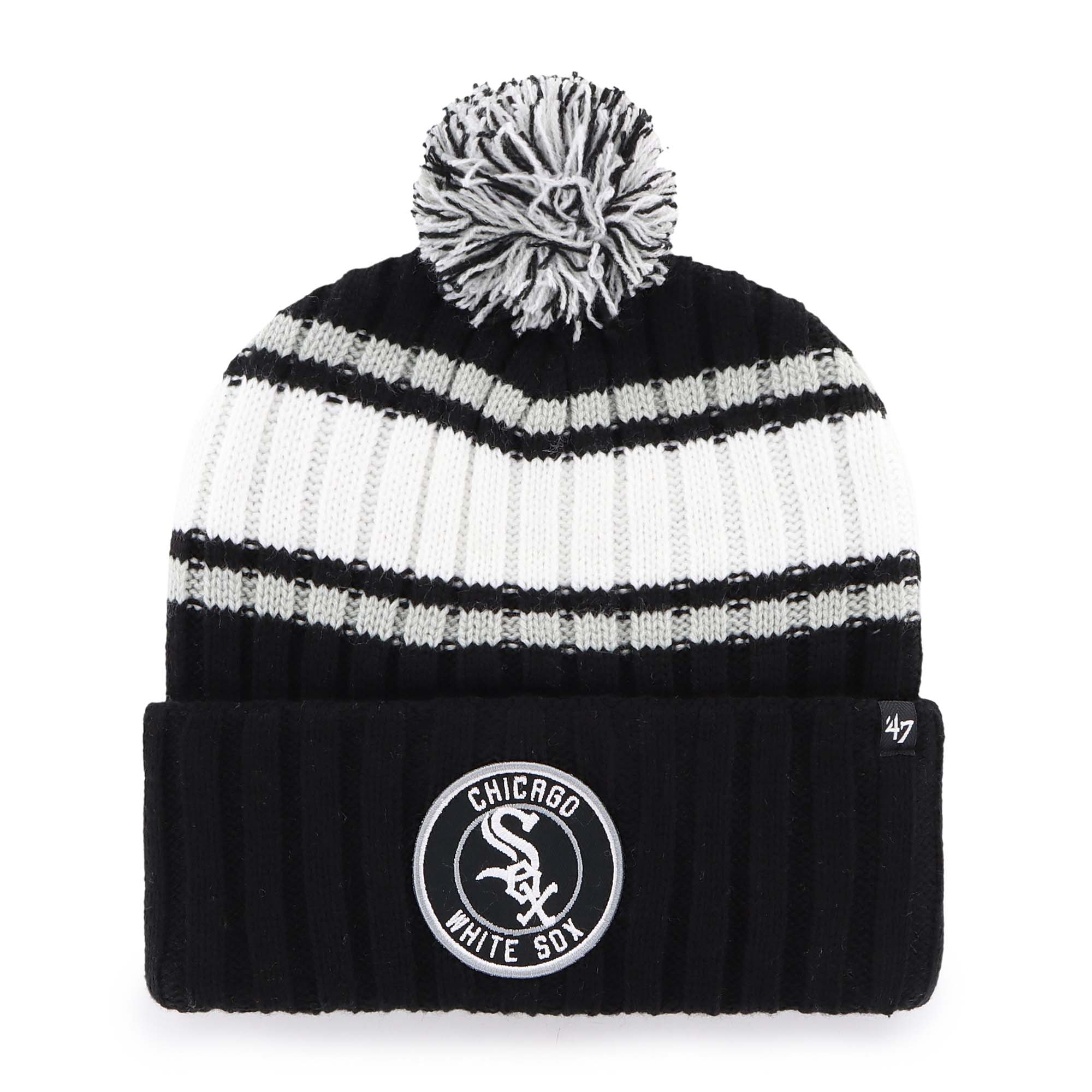 Chicago White Sox Hats Shop – Explore men8217s chicago white sox 821747 black plateau cuffed knit hat with pom Collection