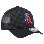 Chicago White Sox Hats Shop – Explore men8217s chicago white sox new era black gradient 9forty a-frame m-crown trucker adjustable hat Collection
