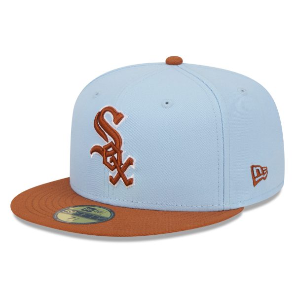 Chicago White Sox Hats Shop – Explore men8217s chicago white sox new era light bluebrown spring color basic two-tone 59fifty fitted hat Collection