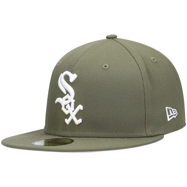 Chicago White Sox Hats Shop – Explore men8217s chicago white sox new era olive white logo 59fifty fitted hat Collection